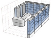 Торговое оборудование для магазинов одежды. Франчайзинговый магазин.