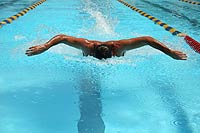 Тренировка пловцов, развитие скорости пловцов.